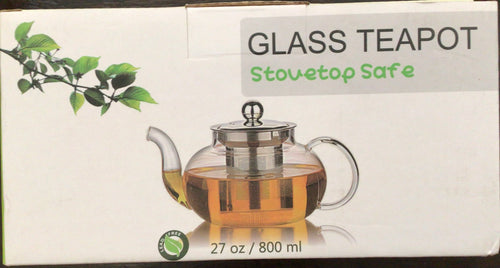 Accessories glass teapot