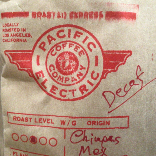 Decaf Chiapas coffee
